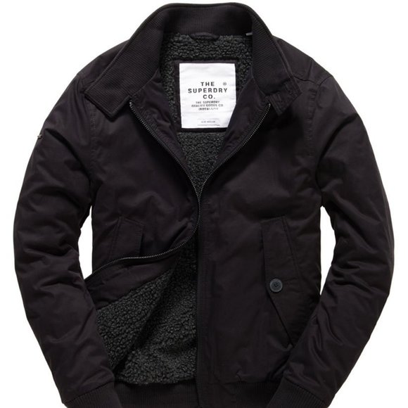 superdry mens winter longhorn harrington jacket